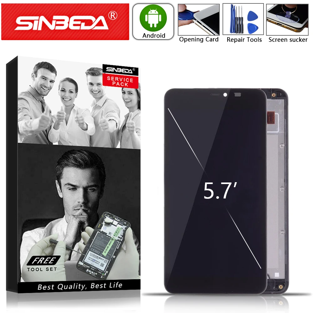 Оригинальный сенсорный ЖК экран 5 7 дюйма для NOKIA lumia 640XL сменный дигитайзер с
