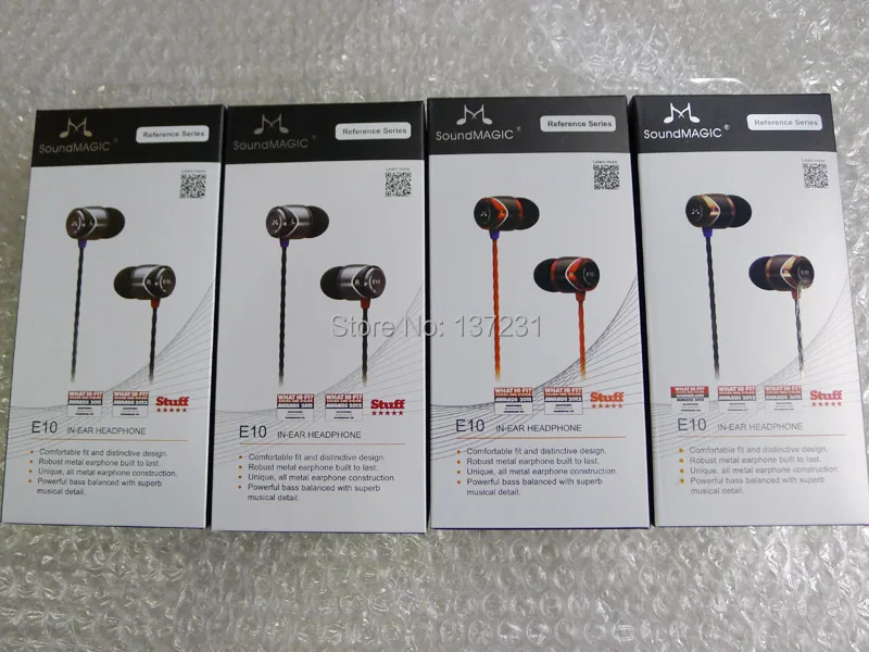 Наушники SoundMAGIC E10 шумоизоляция наушники вкладыши черные и красные для MP3 плеера