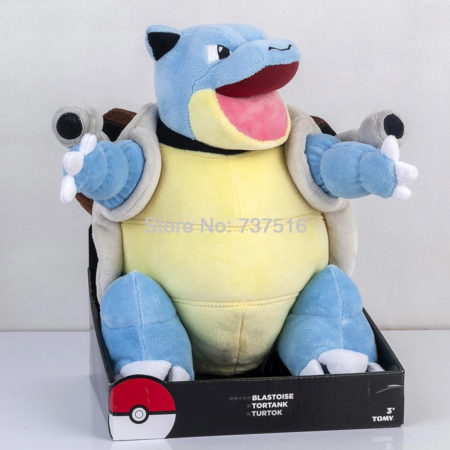 Новая плюшевая кукла аниме Mega Blastoise мягкая игрушка в виде животных подарки 12