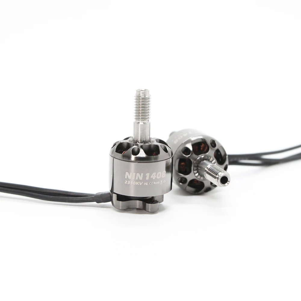 Детали для гоночного дрона FLYWOO NIN TINY NT1408 1408 2350KV 3650KV 2-4S бесщеточный мотор