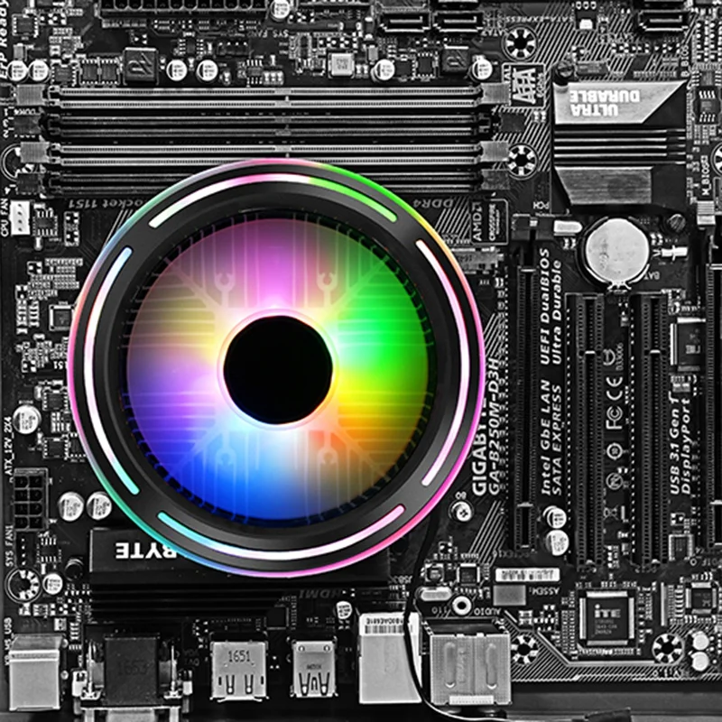 Вши Jonsbo Cr-901 256 цвет автоматическое изменение Rgb светильник процессор радиатор 12 см бесшумные вентиляторы ШИМ интеллектуальный контроль температуры вниз