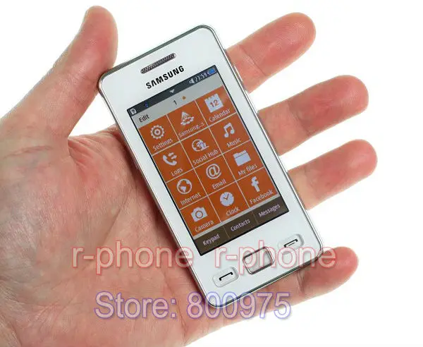 3 0 &quotемкостный сенсорный экран Оригинальные Сотовые телефоны Samsung S5260 II 3.15MP