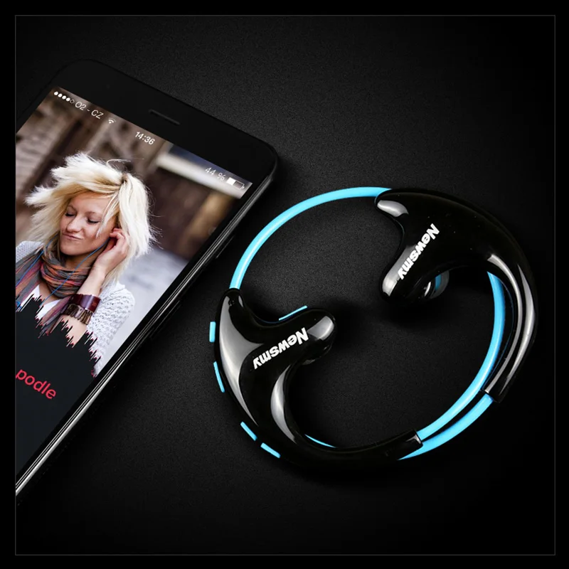 Newsmy Q10 8GB блютус наушники Mp3 Hi Fi MP3 музыкальный плеер стерео Bluetooth гарнитура