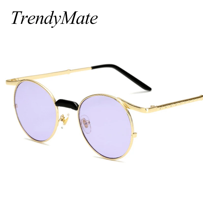 Женские солнцезащитные очки унисекс с плоской оправой из сплава кошачий глаз UV400