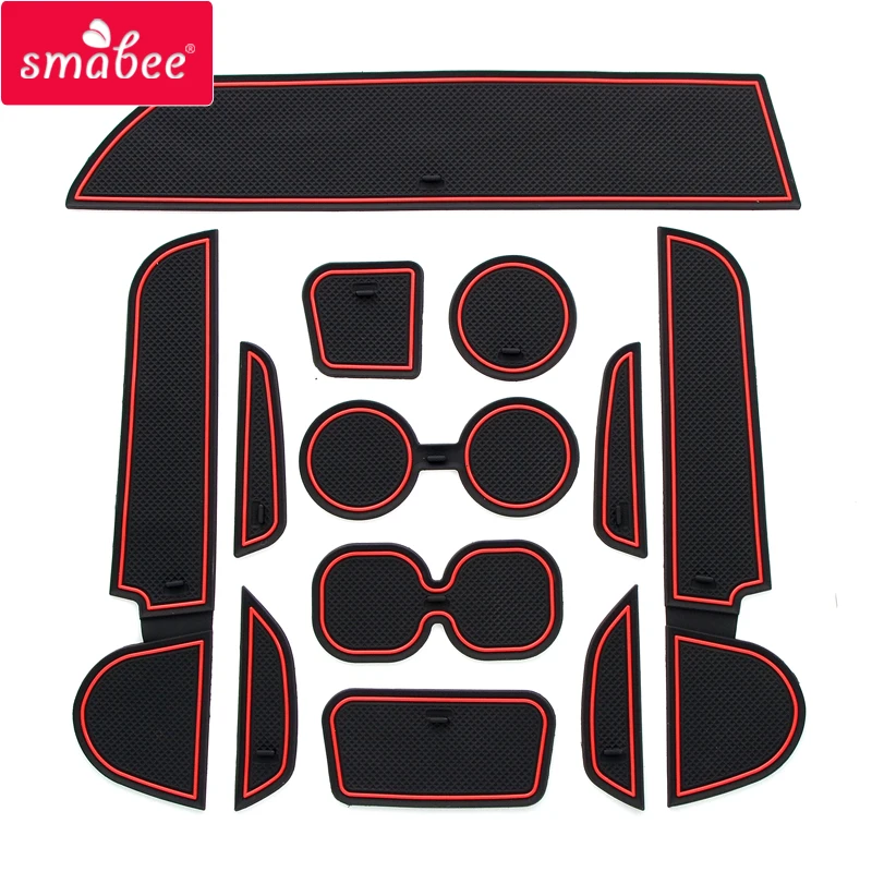 Smabee слот для ворот коврик MITSUBISHI attrage 2012 2015 коврики дверей салона/чашки