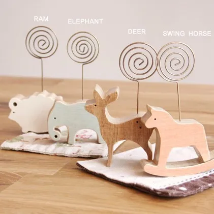 Корея канцелярские простой мультфильм животных формы деревянный сообщение