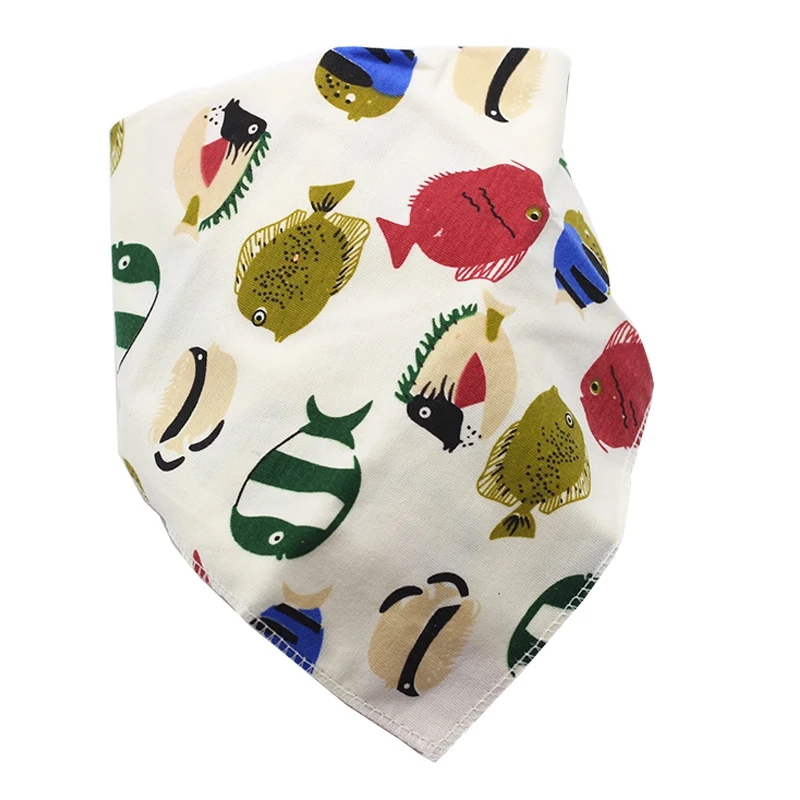 LUEISENY треугольные детские нагрудники хлопковые с рисунком бандана для