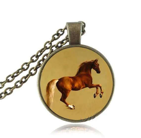 Horse necklaces &amp pendants vintage horse jewelry equestrian jewellery Fashion necklace for women men | Украшения и аксессуары