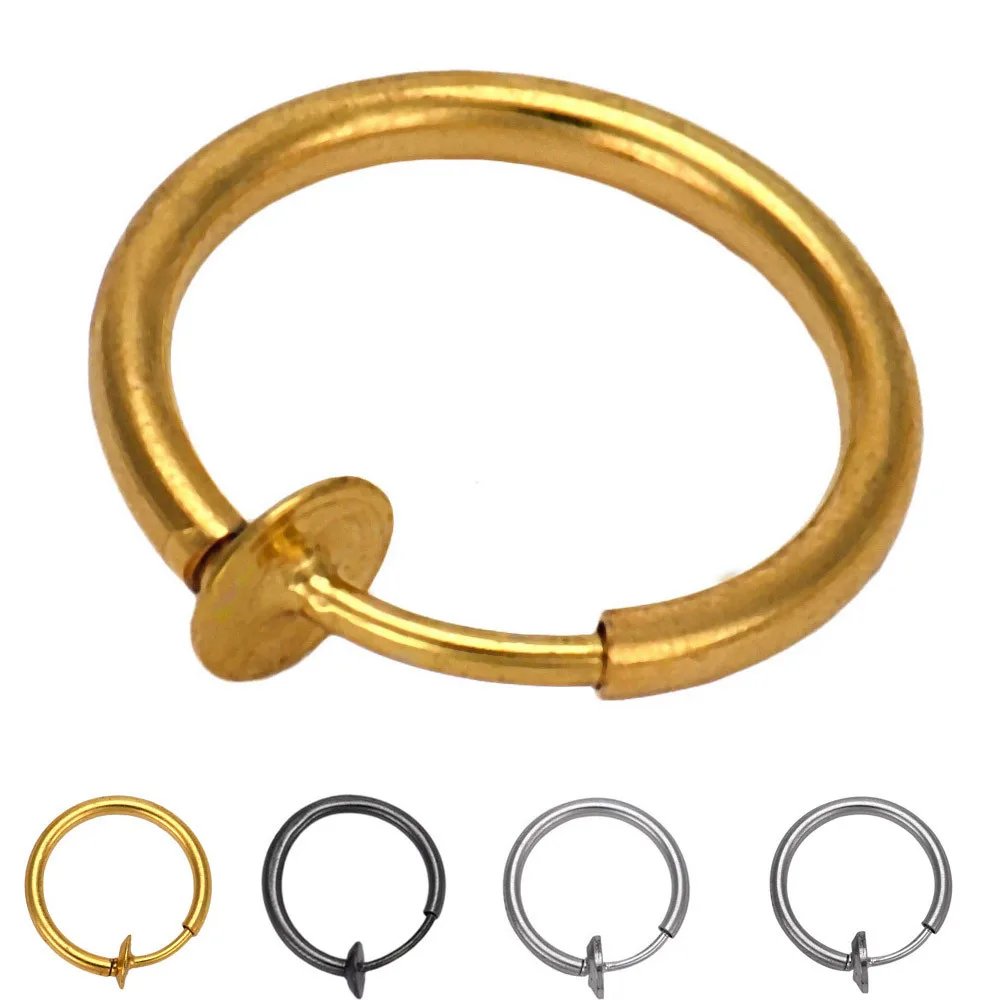 Серьги Tooayk для носа губ ушей пирсинг серьги в стиле панк Goth Septum boucle d'oreille femme 2018