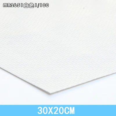 6 A4 DIY ручной работы материал модели здания настенное украшение здания камень культуры ПВХ белый шахматный кирпич - Цвет: 6