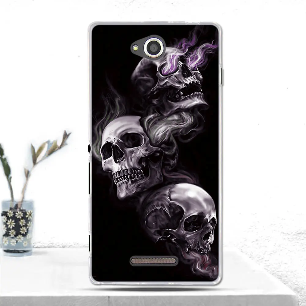 Мягкая силиконовая задняя крышка для Sony Xperia C CN3 C2304 C2305 S39 S39H чехол телефона из ТПУ