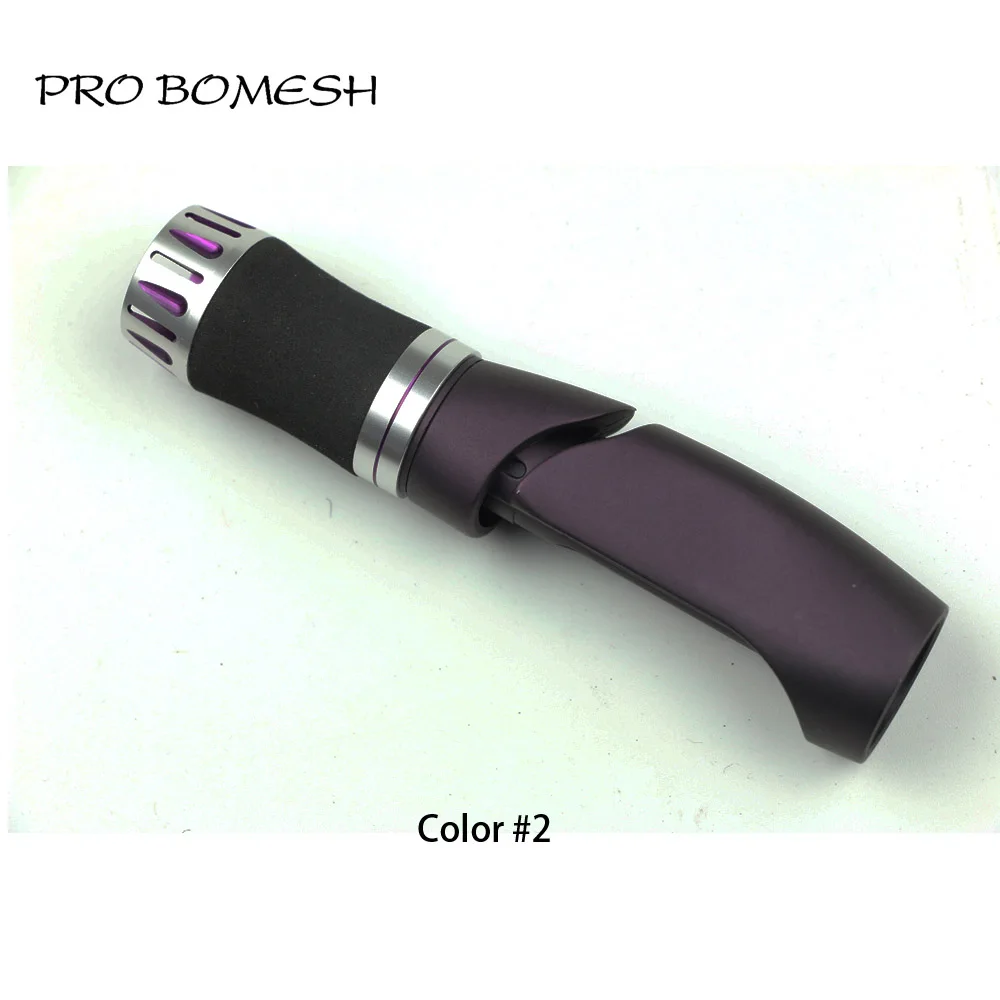 Фиолетовый Pro Bomesh 2 шт./лот алюминий+ EVA фиксирующая гайка 27,8 г спиннинговая катушка сиденье DIY стержень строительный компонент ремонтный аксессуар - Цвет: Фиолетовый
