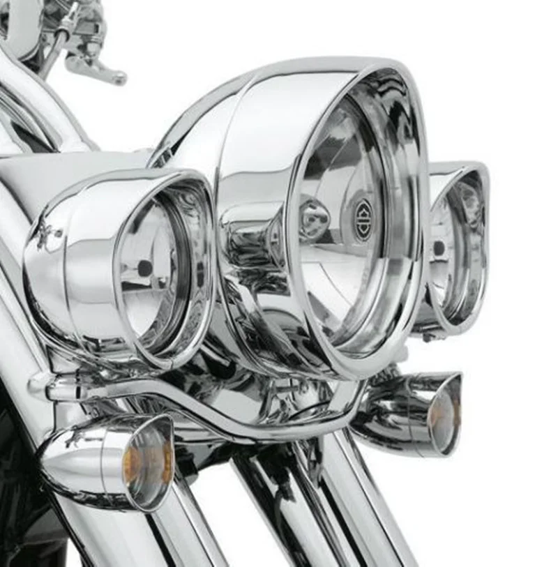 7 &quotХромированный налобный фонарь для Harley &amp Motorcycle Touring Street Glide Road King Trikes FLHX FLHR FLH/T