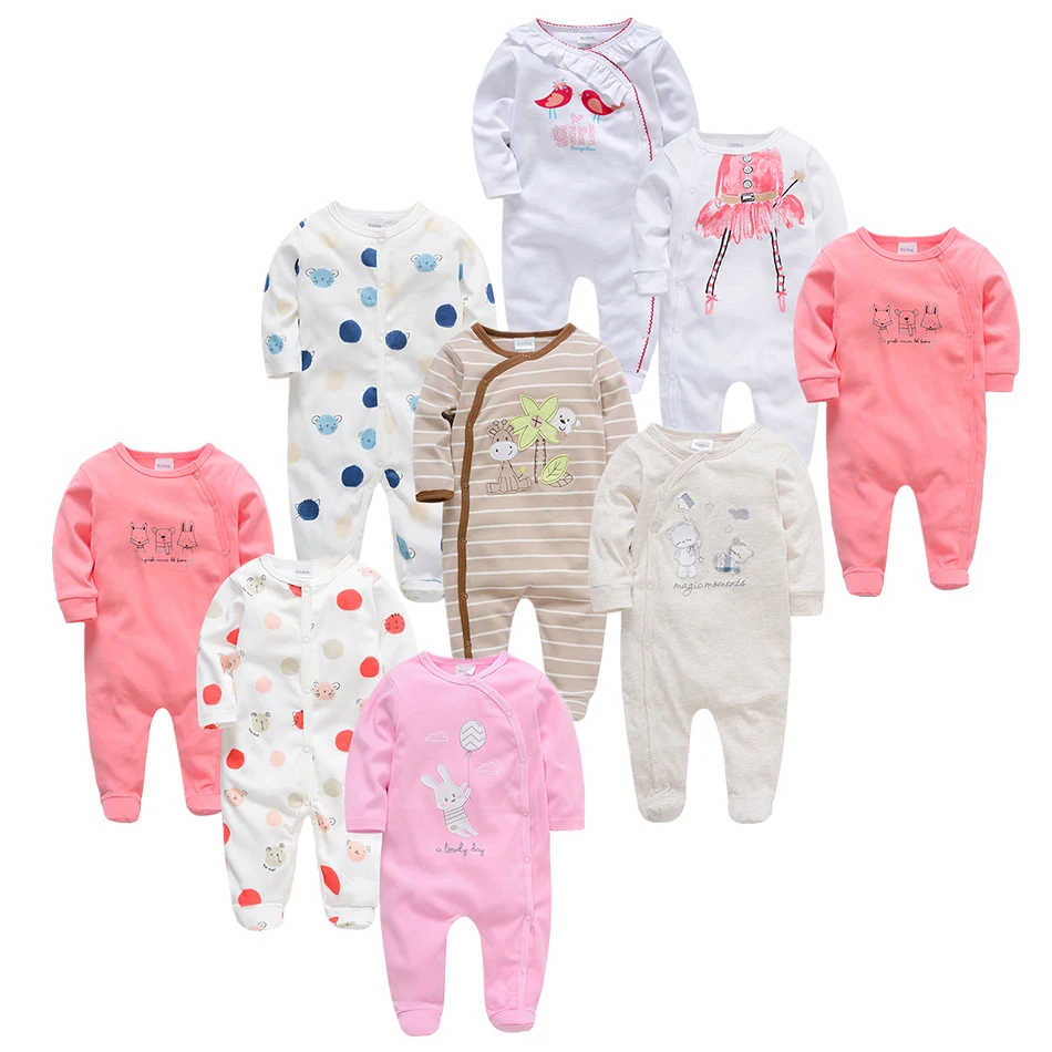 Kavkas/Одежда для новорожденных; Носки для маленьких девочек; Roupa De Bebe с длинными рукавами; Recien Nacidoneonato; осенний Детский комбинезон; комбинезоны для мальчиков