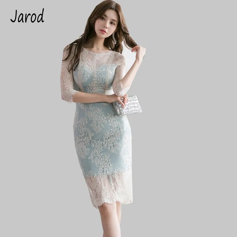 picture color Сексуальная спина открыта Лук Кружева платье для женщин летние открытые офисные платья See Through Лоскутные элегантная Vestidos - Цвет: picture color