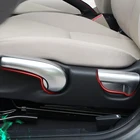 Аксессуары 2014 2015 2016, хромированные накладки на переключатель регулировки автомобильного сиденья, накладка, АБС-пластик для Honda City Sedan