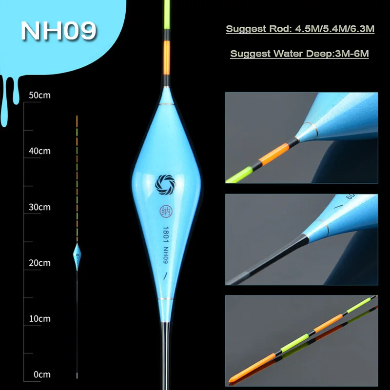 3 шт./лот новые брендовые Рыболовные Поплавки композитные вертикальные нано