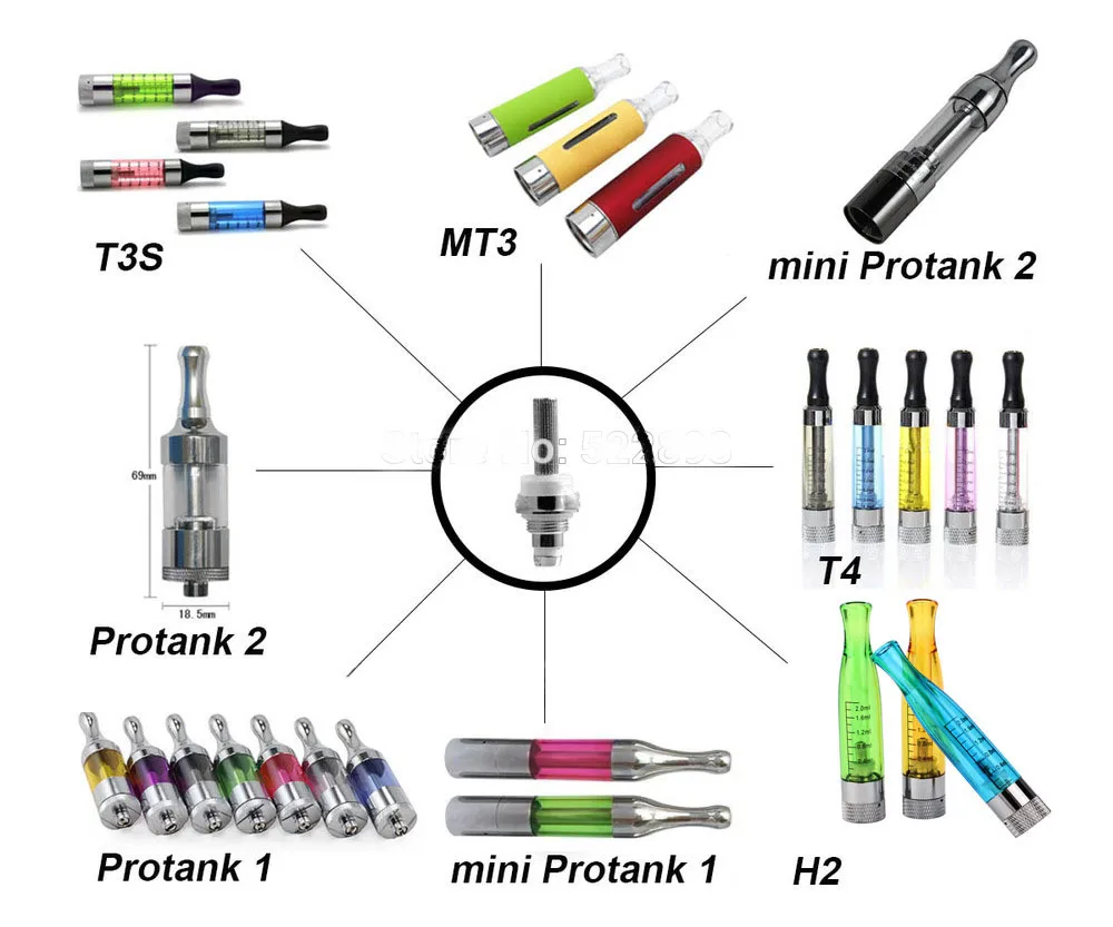 Сменный сердечник спирали MT3/H2/T3S/PROTANK BCC атомайзер Клиромайзер 5 шт. | Электроника