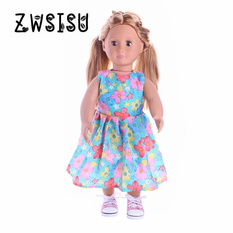 Лучший подарок много новых милых платьев для американских кукол детский лучший