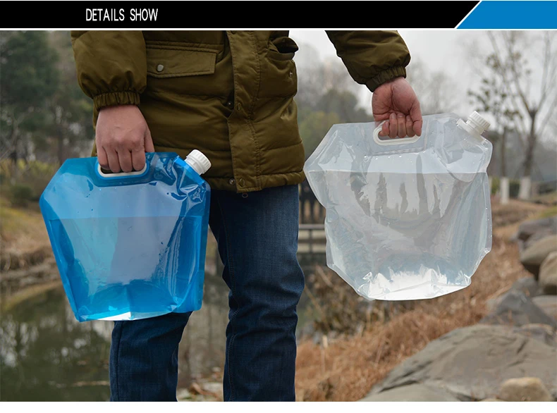 5L/10L открытый мешок воды портативный большой емкости портативный мешок воды открытый альпинизм складной мешок воды кемпинг