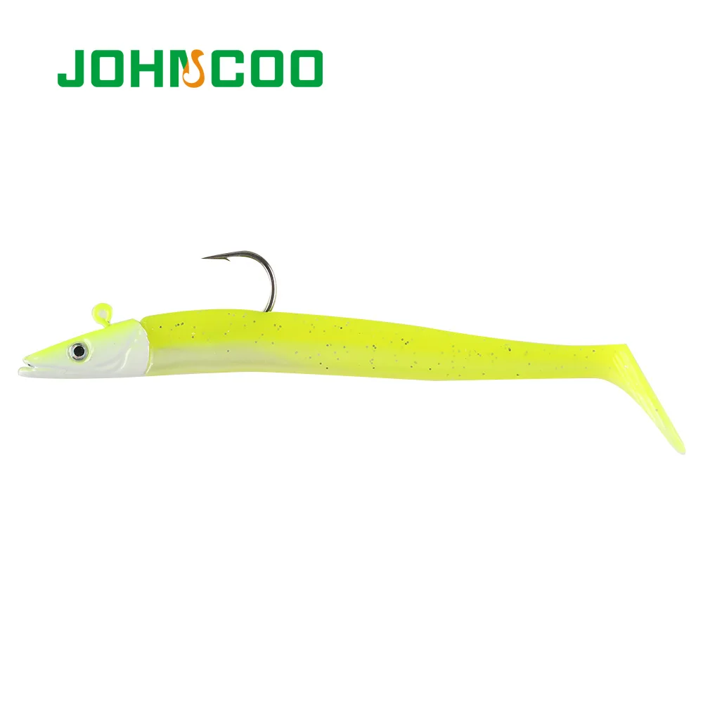 JOHNCOO 2 шт. рыболовные приманки Jiging мягкие приманки рыбы 12 см 15 г Шад Swimbaits Пластик мягкие приманки паска бас Рыбалка