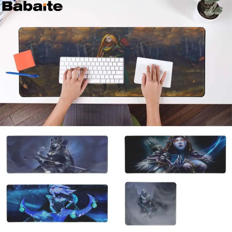 Babaite Подарочный коврик для мальчика DOTA 2 Drow Ranger резиновый ПК компьютерный игровой