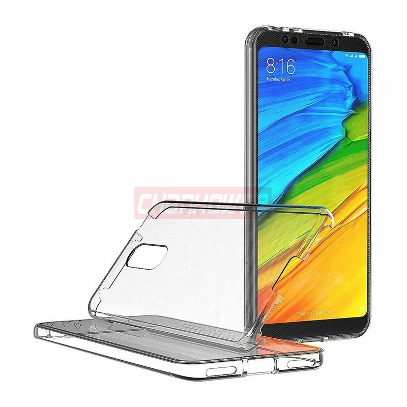 Double Silicone Case For Xiaomi Mi A1 Redmi 5 Plus 5A Note Prime 4X Pro 4 Global 4Prime Soft Protection 2 IN 1 Capa | Мобильные
