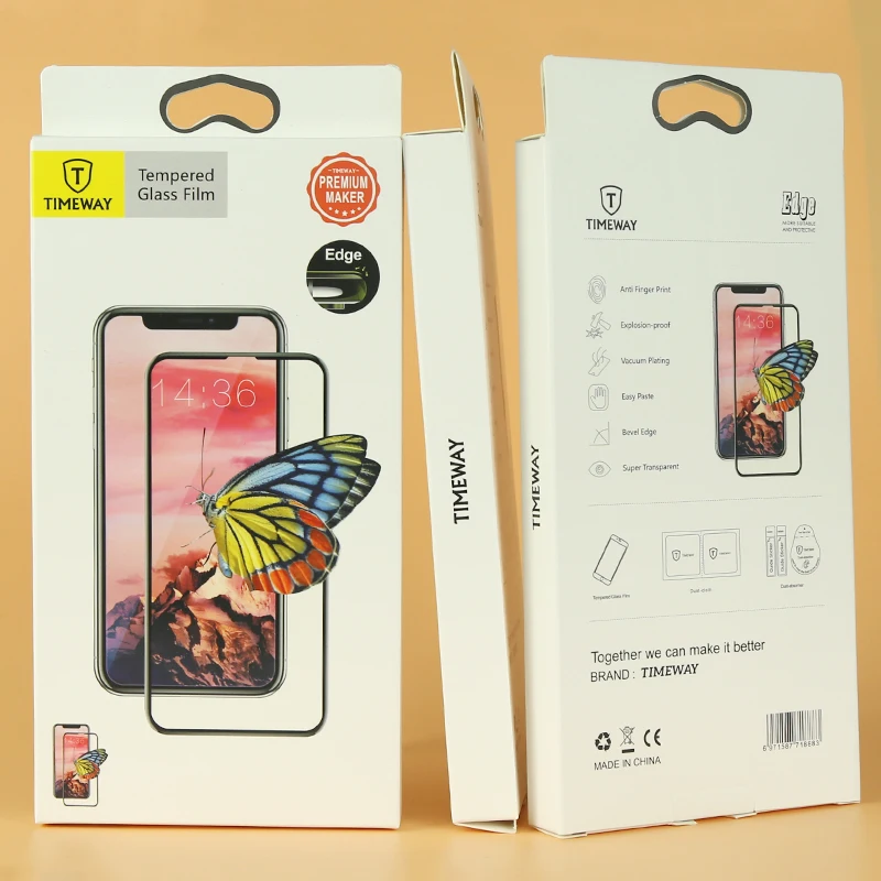 4D Edge закаленное защитное стекло для iPhone 7 7plus 8 8plus X 6D полное покрытие краев