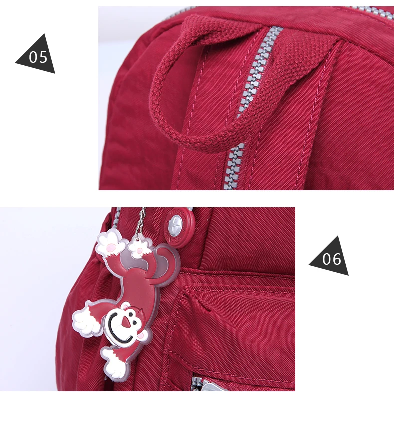 TEGAOTE маленький мини-рюкзак для девочек-подростков, Infantil, рюкзаки, Bolsas Mochila Feminina Escolar, Одноцветный нейлоновый женский рюкзак для путешествий