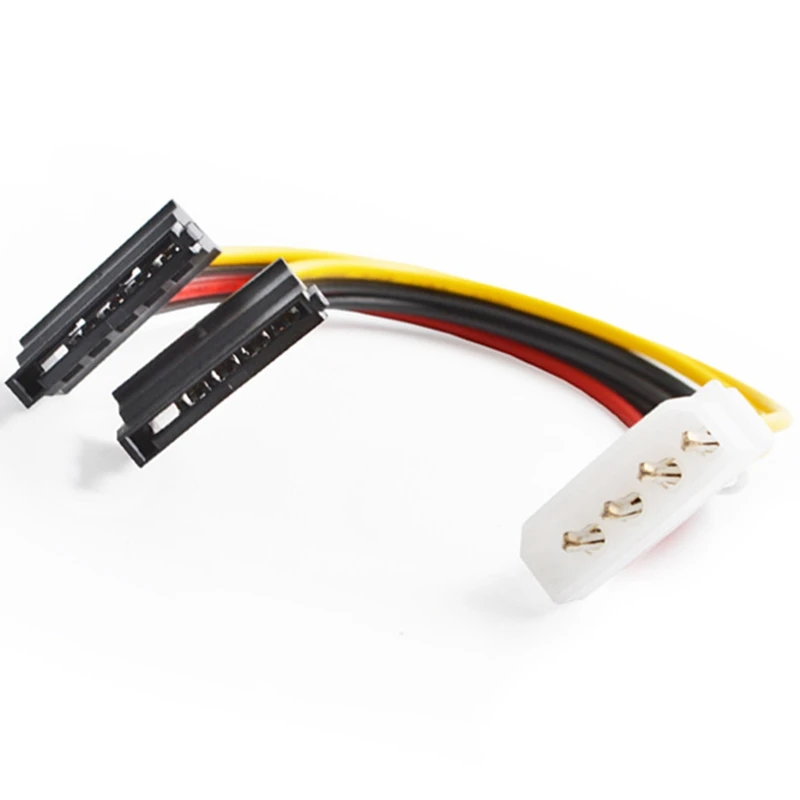 Компьютерный кабель 4 Pin IDE разветвитель питания 1 штекер на 2 гнезда ATA/SATA кабель питания Y сплиттер жесткий диск разъем питания
