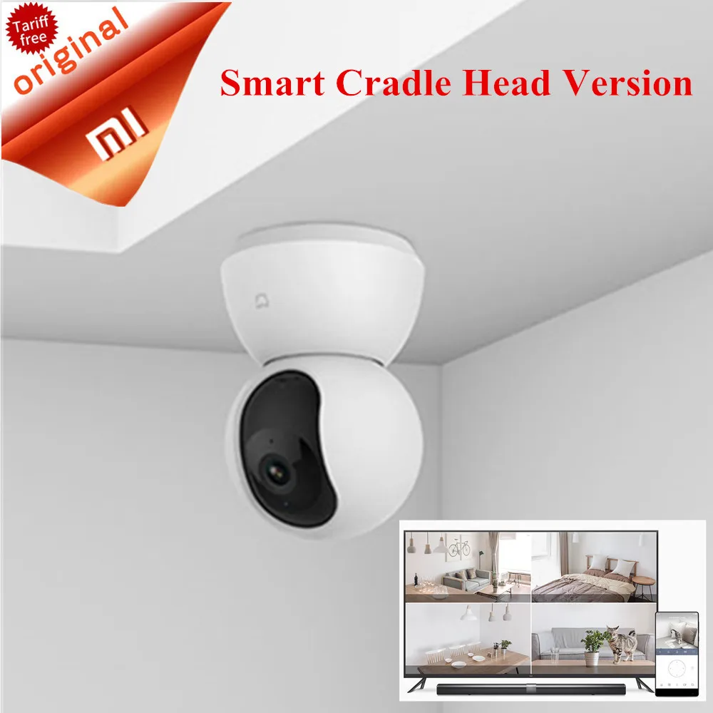 Оригинальный Xiaomi Mijia Smart Cam Колыбель глава версии 720 P HD 360 градусов Ночное видение