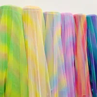 Rainbow Color Mesh 150cm 10yards Per Lot Organza Tulle Fabric for Wedding Bridal Dress, Veil,cloth,curtain,backdrop,ball Gown