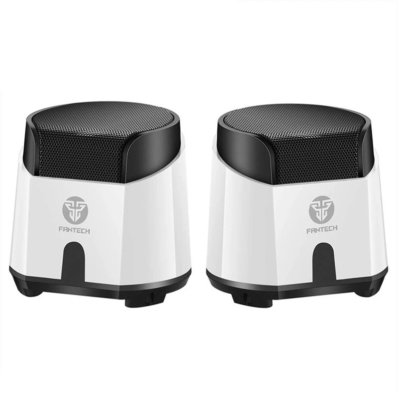 White FANTECH Gs201 Pc динамик маленький Usb источник питания 6 Вт Мощность Full выход Pc/Tv/Mp 3/планшет/смартфон Поддержка Pc динамик 2 - Цвет: White