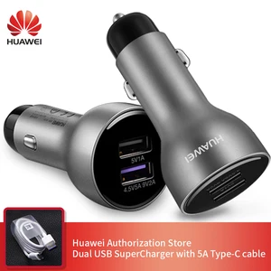 original huawei car fast charger intelligent quick chargers 27 5w 4 5v 9v 5a type c cable for samsung iphone supercharger ap38 free global shipping