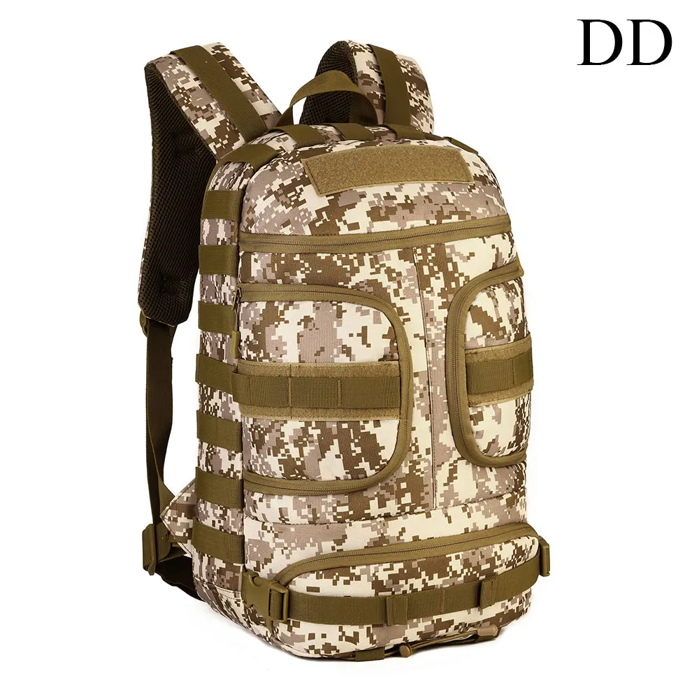 Sinairsoft 35L нейлон тактический рюкзак Для мужчин Водонепроницаемый 14 дюймов ноутбука Дышащий Путешествия Вышивка Крестом Пакет Кемпинг Камера сумка - Цвет: DD
