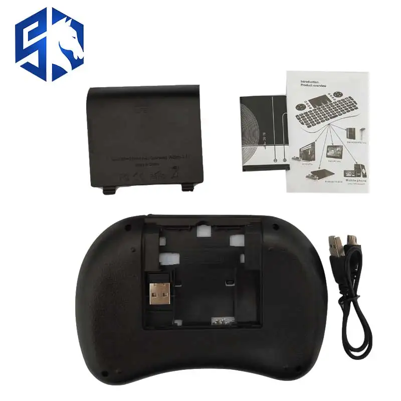 Smart tv BOX i8 версия Беспроводная клавиатура с литиевой батареей + 2 4 ГГц Air mouse Touchpad