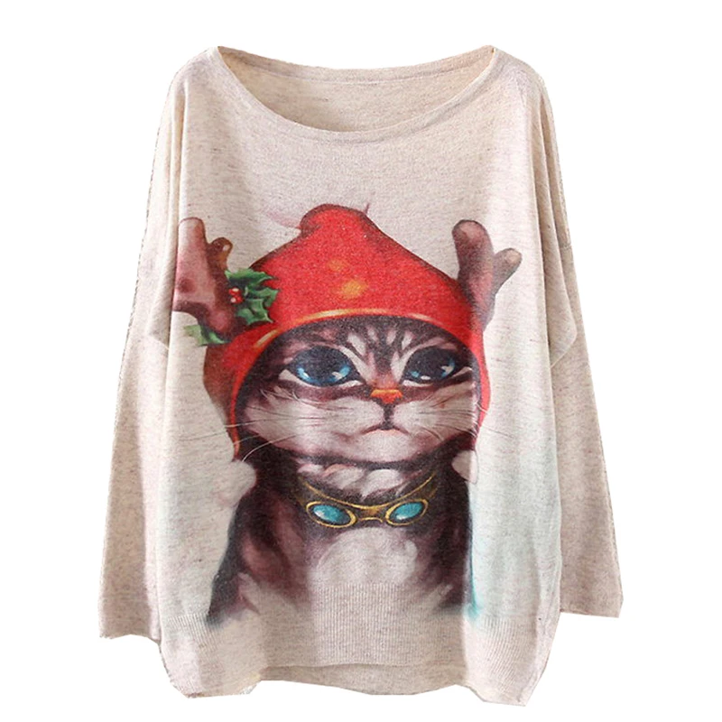 Осень-зима 2016 женский вязаный свитер с длинными рукавами &quotлетучая мышь&quot в