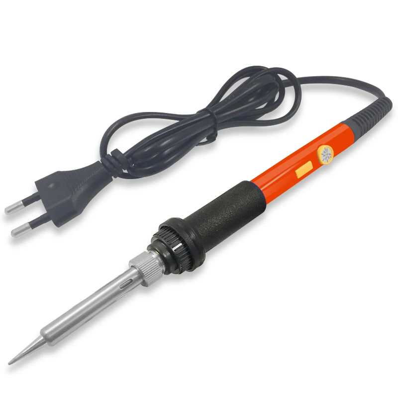 Orange 1ps Tool Kit DGKS 110 V/220 V 60W Регулируемая Температура СС Электрический паяльник Сварка паяльной станции Тепло Карандаш со штепсельной вилкой европейского стандарта - Цвет: Orange 1ps Tool Kit