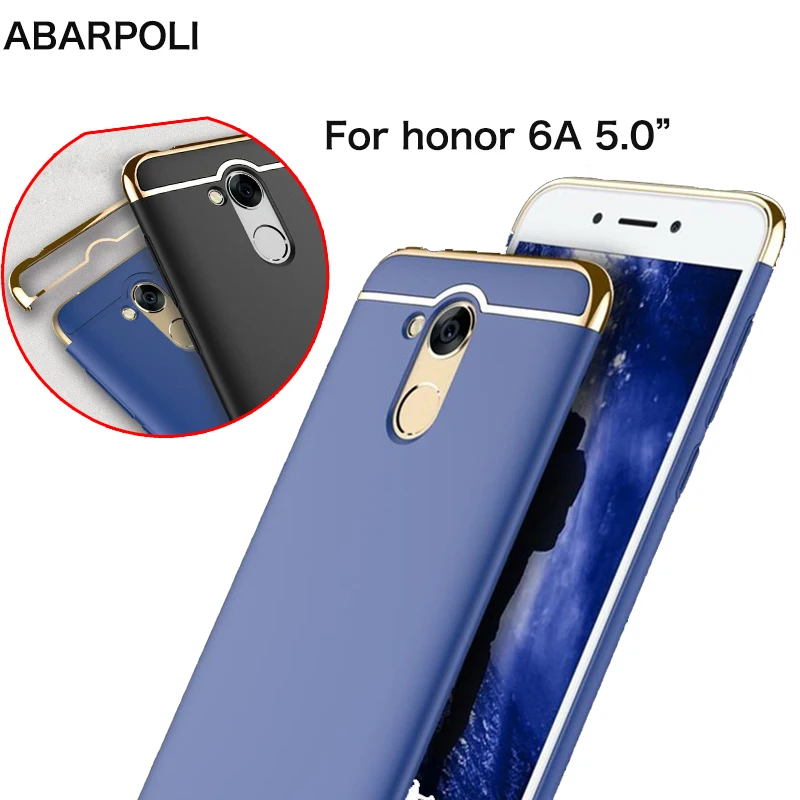 Для Huawei Honor 6A чехол роскошный защитный на honor 3в1 Твердый Чехол-гибрид для Capa 5 0