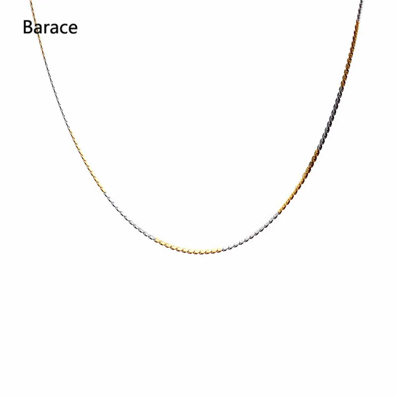 2018 г. Модные Изящные Золото и серебро смешанные цвета змея ожерелье диких золотой