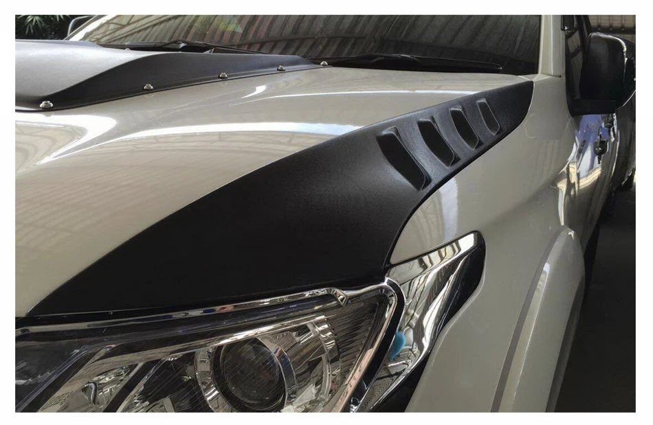 Черная наклейка с боковой крышкой для MITSUBISHI Montero PAJERO SPORT Shogun Triton части ABS автомобильные аксессуары YCSUNZ