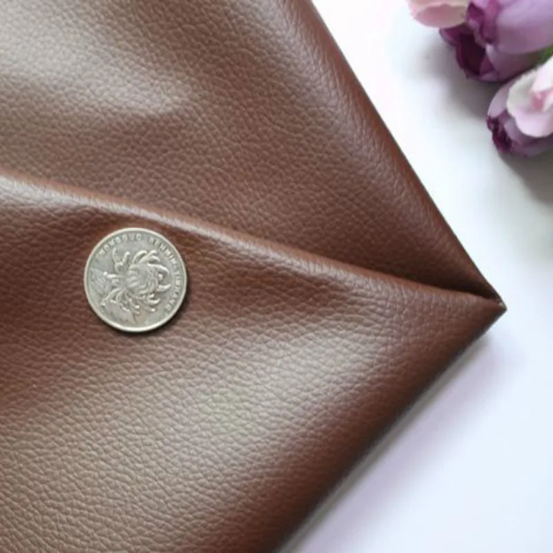 Коричневые с принтом искусственная швейная ткань ручная работа чистый цвет