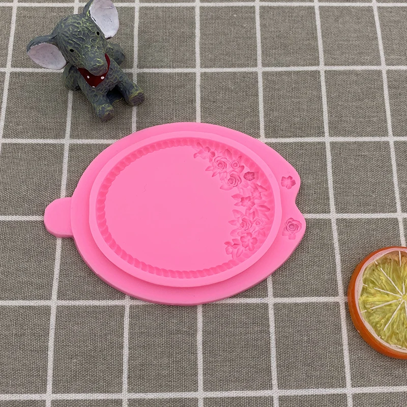 Sugarcraft 1 шт. кухонные инструменты DIY силиконовые формы для торта ретро рамка