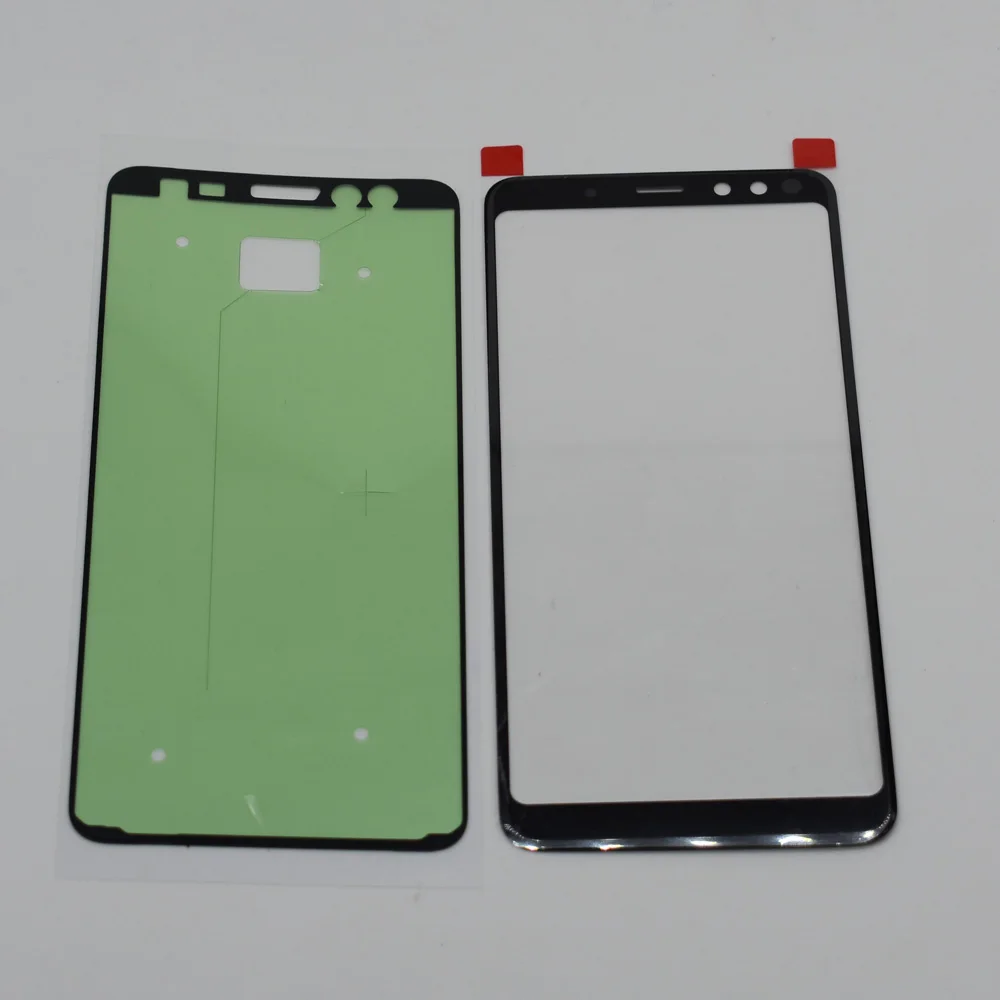 Для samsung Galaxy A8 A530 A530F lcd сенсорный экран передняя стеклянная внешняя панель Черный цвет