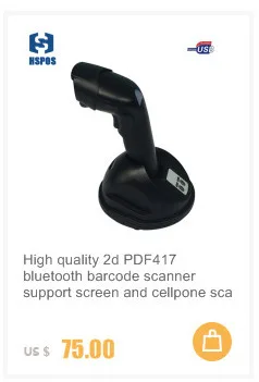 Высокое качество 2d bluetooth сканер штрих-кодов Поддержка экрана и сканирования cellpone с 4mil qr-считыватель кода