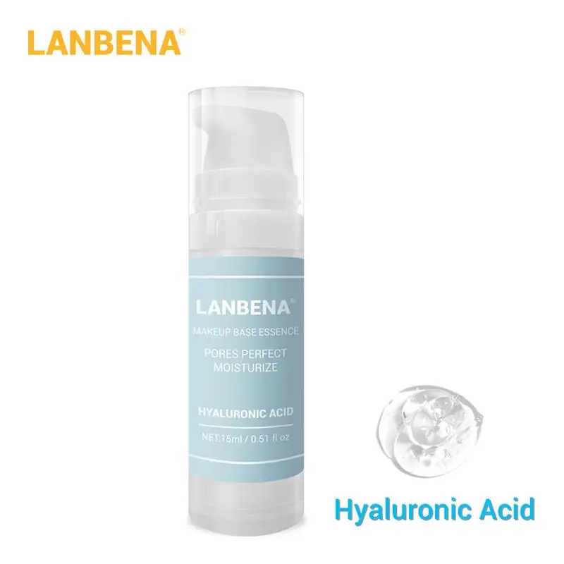 Hyaluronic Acid LANBENA основа для макияжа, сыворотка, Праймер, макияж, эссенция для лица, сужение пор, увлажнение и контроль жирности, Осветление ЛИЦА, косметика для ухода за кожей - Цвет: Hyaluronic Acid