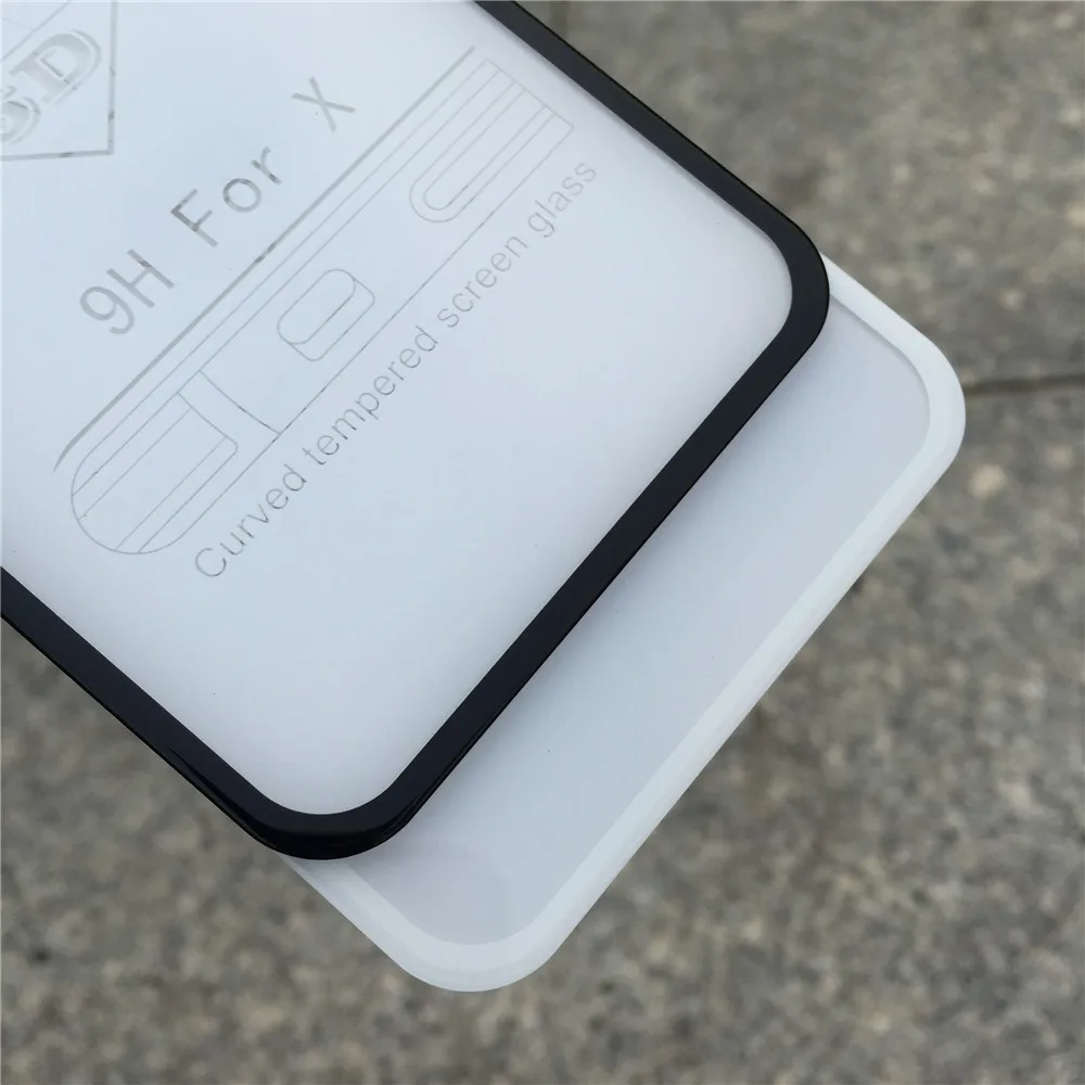 Szysgsd полное покрытие закаленное Стекло для IPhone X Экран протектор 6D защитный