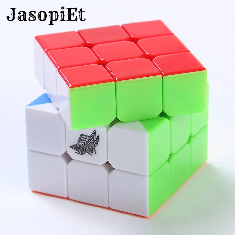 JasopiEt 3X3X3 красочные мини Циклон мальчиков волшебный куб головоломка Speedcube для