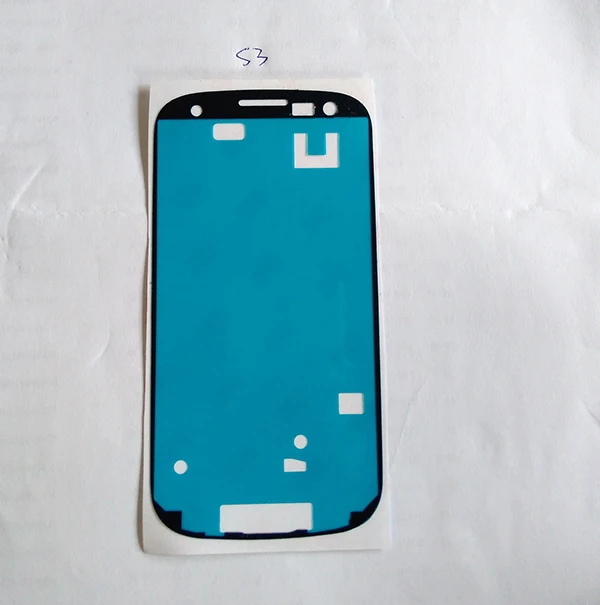 1 шт. новая сменная клейкая наклейка на переднюю рамку для Samsung Galaxy S3 i9300 i9305