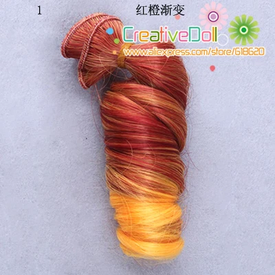 Бесплатная доставка 15 см BJD/SD куклы парики/волосы DIY высокой температуры провода